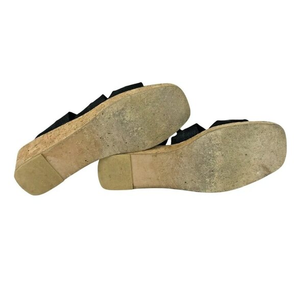 Donald J Pliner Womens Clare S1 Black Wedge Heel Slide Sandals Size US 8.5 M‎ - Picture 7 of 9